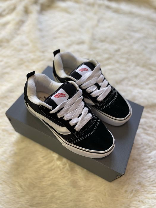 ‼️SALE‼️Кросівки Vans Knu Skool Black White 36-45