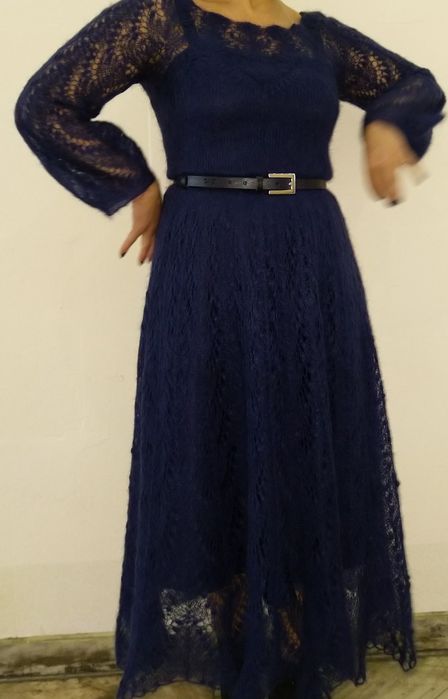 Мохерова сукня , ручна робота