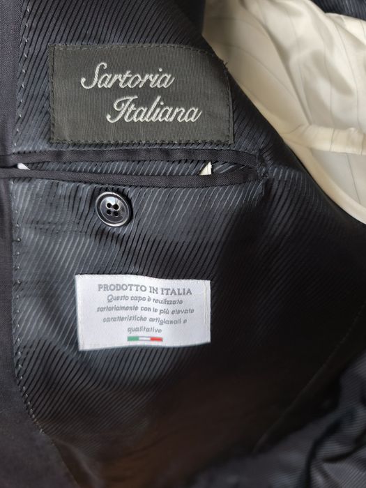Paletó italiano com corte de alfaiataria, tamanho XL