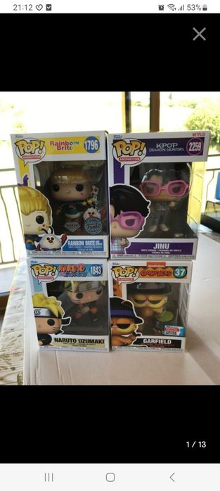 4 funko pop conjunto