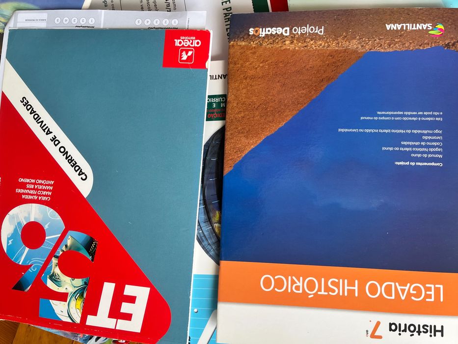 Cadernos de actividades do 5° ao 8° ano
