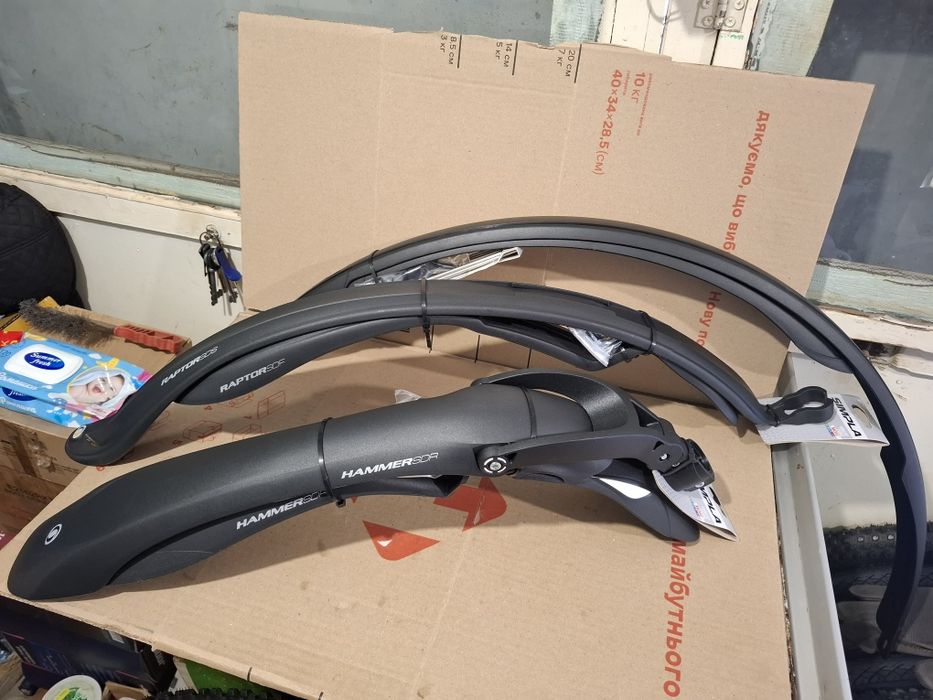 ВЕЛОсипедные крылья/болотники/щитки Simpla под 24-29" колесо.