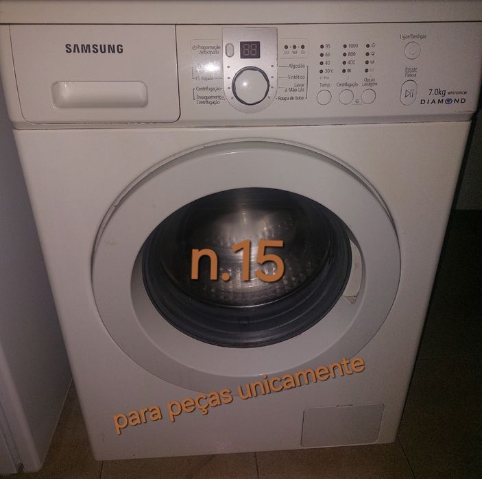 Portas para máquinas de lavar roupa 6.7 e 8 kg