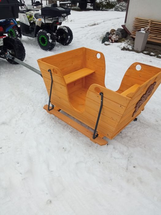 Sanie sanki do quada auta traktora na kulig