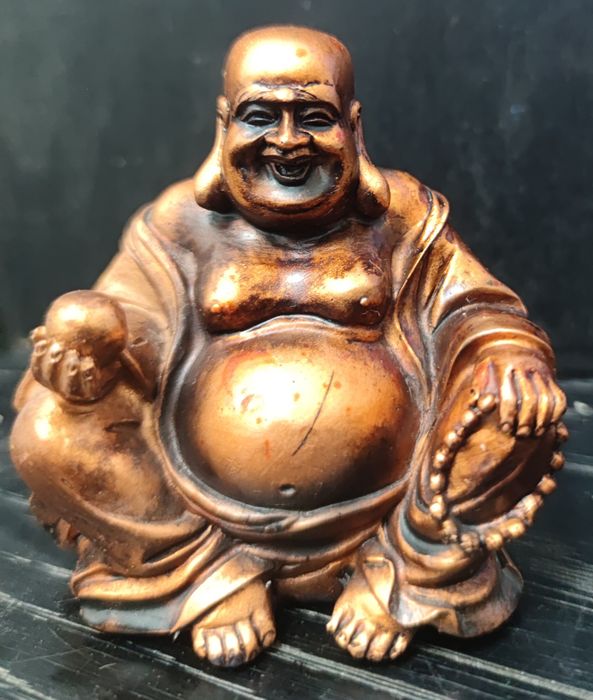 Buda Risonho - Prosperidade e Boa Sorte – Peça Decorativa Feng Shui