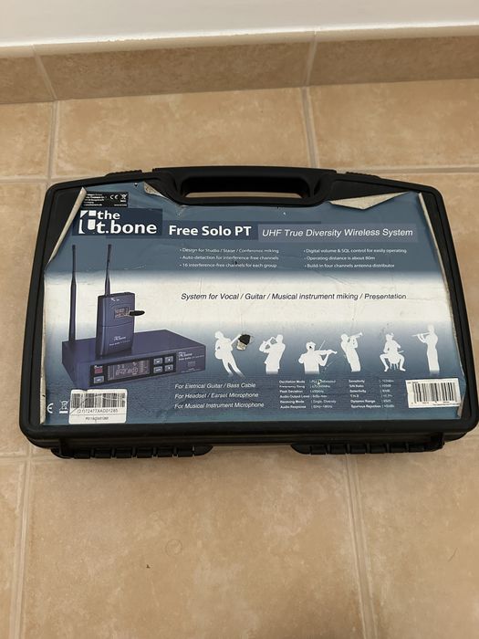 the t.bone Free Solo PT 823 MHz – Sistema Wireless para Guitarra/Baixo