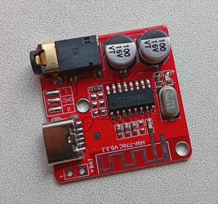 Плата Bluetooth аудиоприемника HW-770C V0.3.1 на базе микро TD5168А