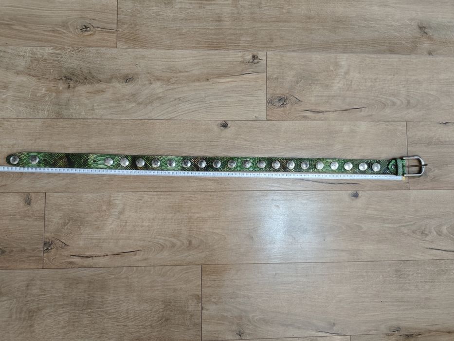 B.Belt Pasek z prawdziwej skóry węża - 95