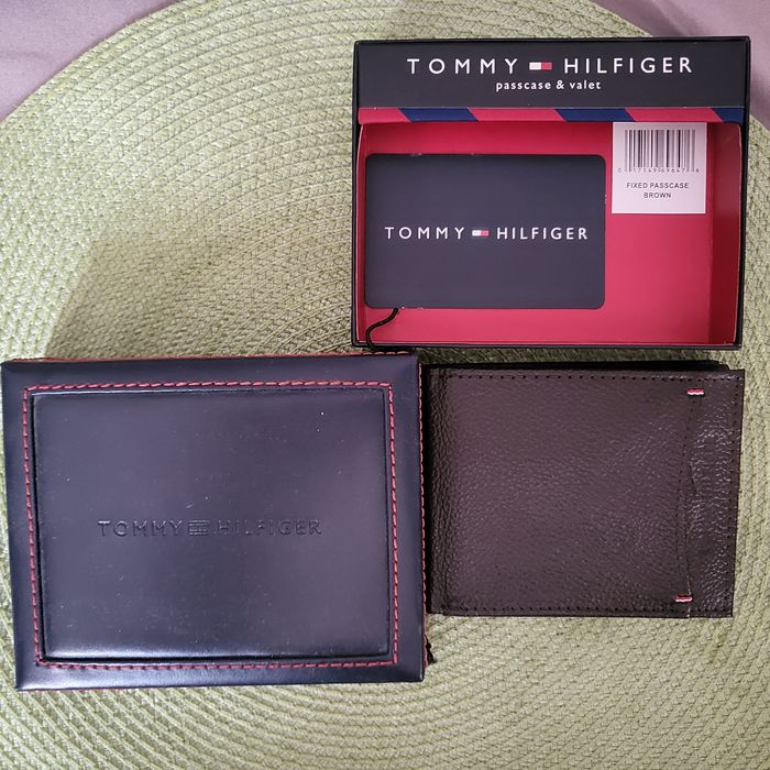 Elegancki portfel Tommy  Hilfiger. Skóra. Nowy