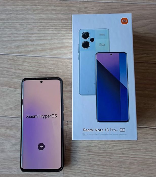 Smartphone XIAOMI Redmi Note 13 PRO+ 5G (6.6'' - 8 GB - 256 GB - Preto