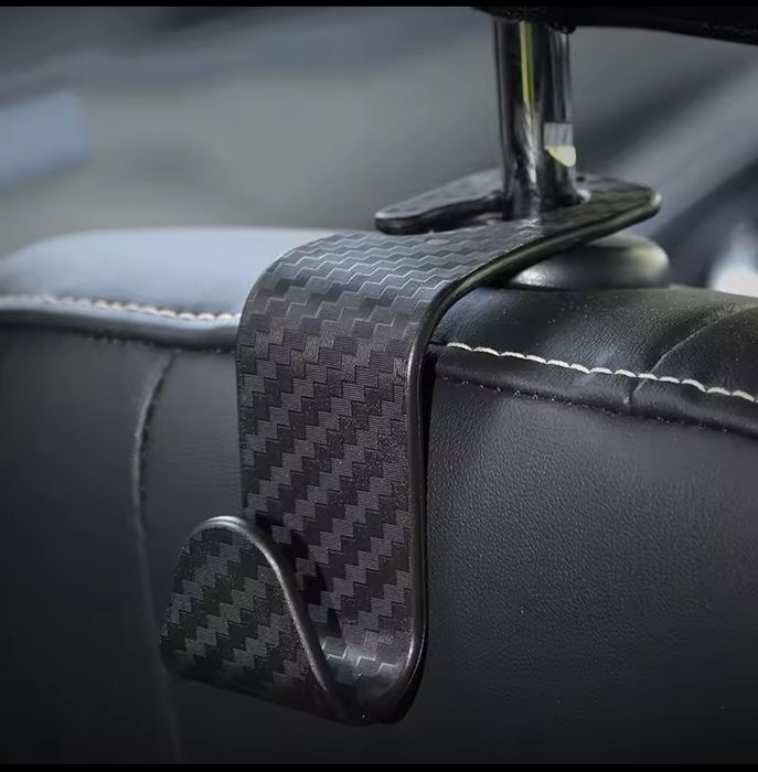 Haczyk samochodowy na zagłówek, 4 sztuki komplet