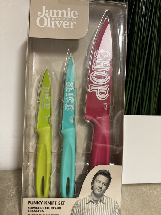 Zestaw noży Jamie Oliver, noże szefa Funky set