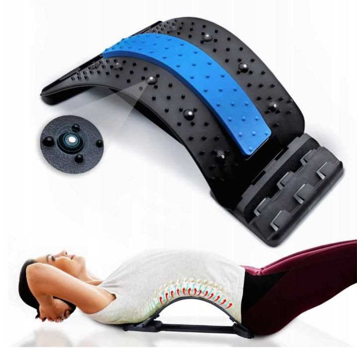 Lydia Becky rozciągacz pleców z magnesami przyrząd do rozciągania