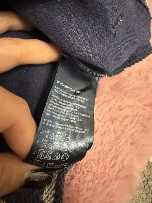 Bawełniana bluza niemowlęca  12 M 80 Tommy Hilfiger 100% cotton