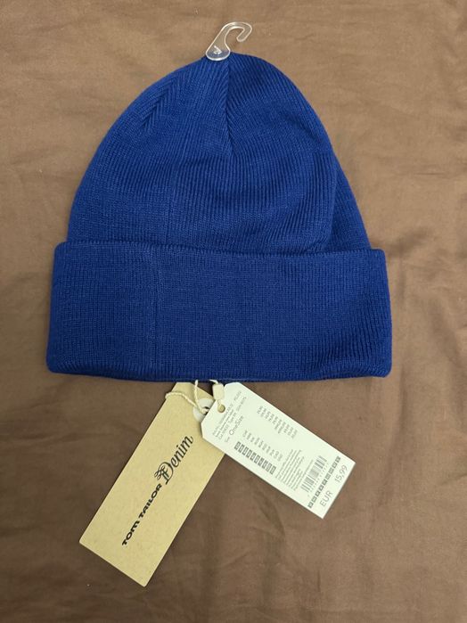 Продам нову оригінальну шапку Tom Tailor. Колір синій,розмір ONE SIZE