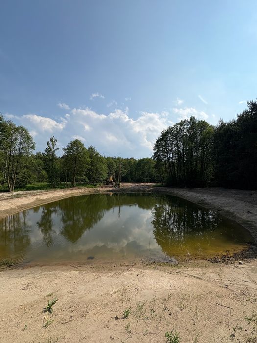 Kopanie stawów / Koparki LONG / odmulanie czyszczenie stawów