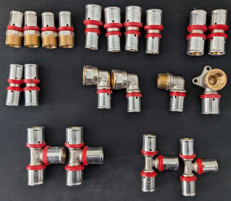 Kształtki PEX Diamond TYP U (20 sztuk)