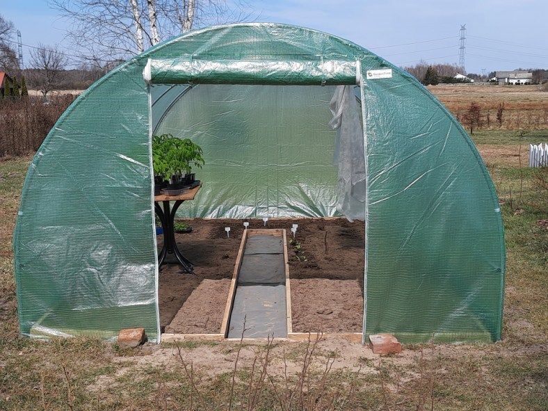 Теплиця садова/парник 6,10,18,24,30,36м² (труба 19/24мм, армов.плівка)