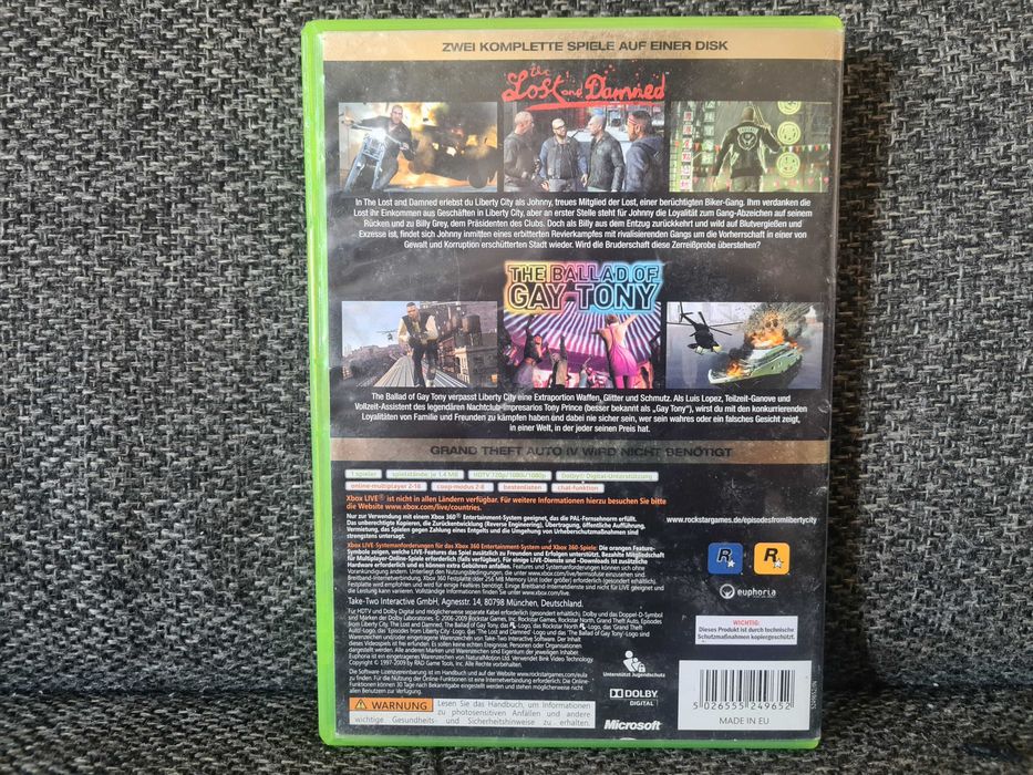 GTA Episodes From Liberty City Xbox 360