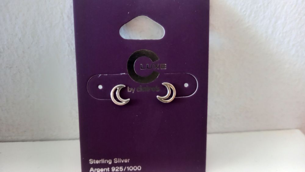 Brincos Claire's novos de prata 925