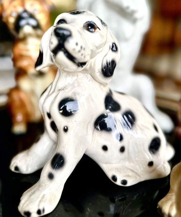 Cães em ceramica de epoca