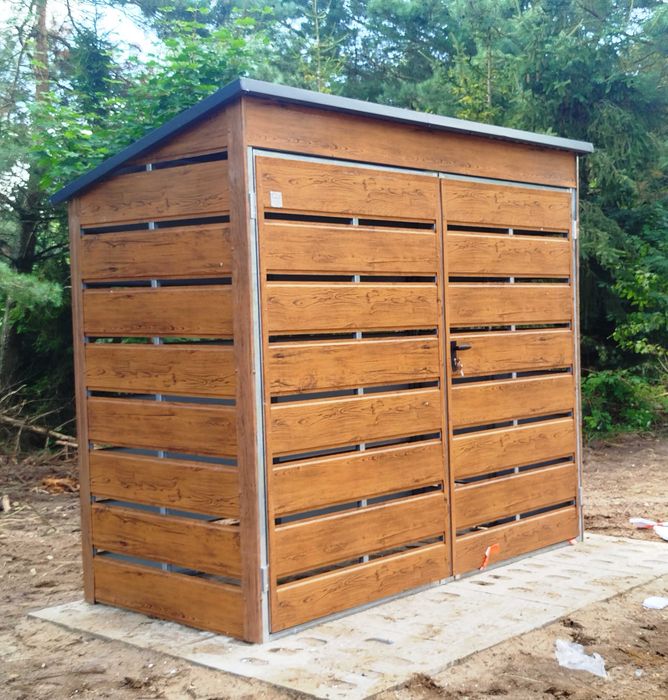 Wiata śmietnikowa panelowa DOWOLNY WYMIAR