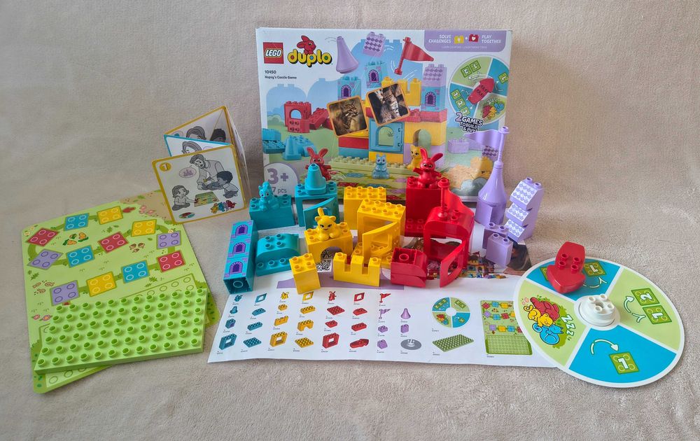 Zestaw LEGO DUPLO- Gra, Zamek, Hopsy