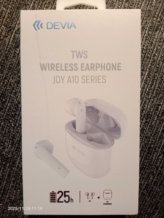 Słuchawki bezprzewodowe DEVIA JOY A10 SERIES nowe