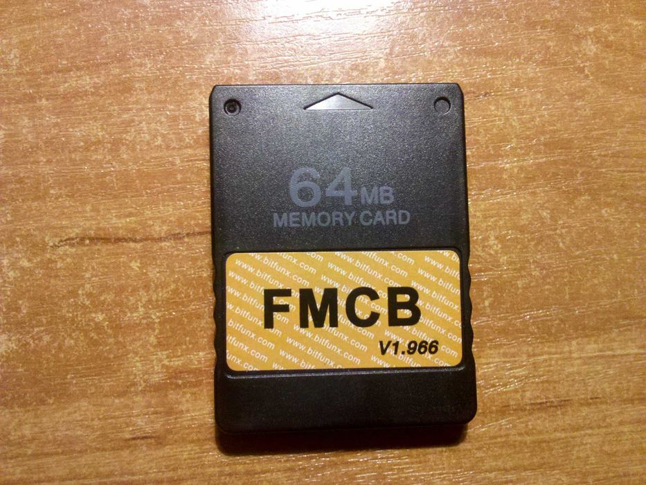 Karta pamięci do konsoli Playstation2 FMCB 1.966 64MB OpenPS2Loader