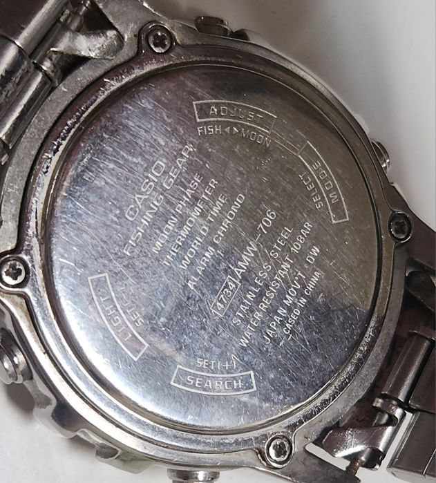 Zegarek męski Casio fishing gear AMW-706