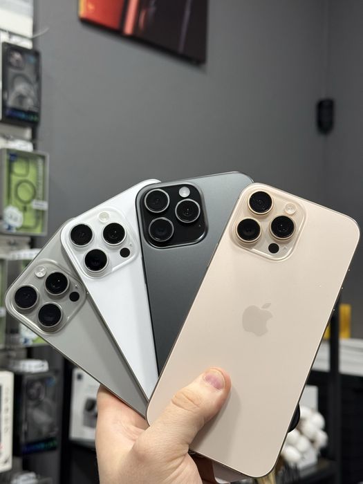 New open iphone 16 pro max 256gb black, natural, white, desert