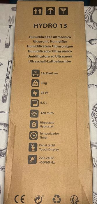 Humidificador Hydro 13 - Novo
