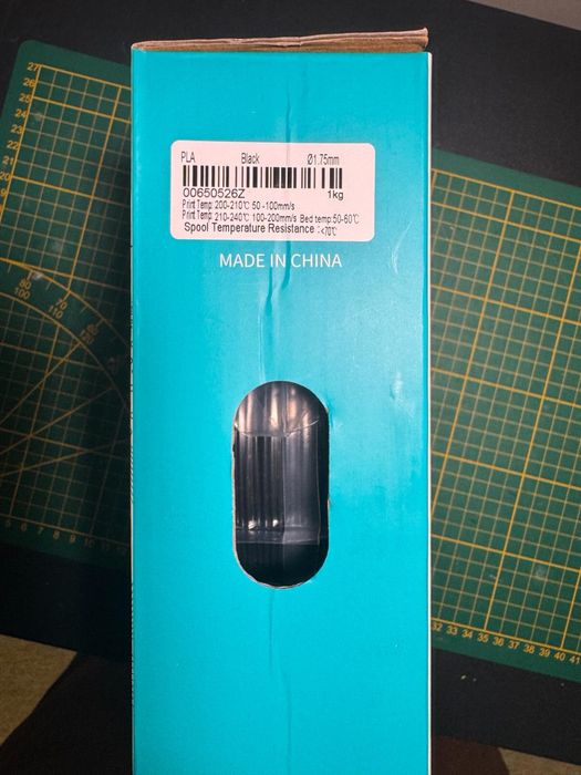 Filament SUNLU PLA Black 1,75 mm – 1 kg