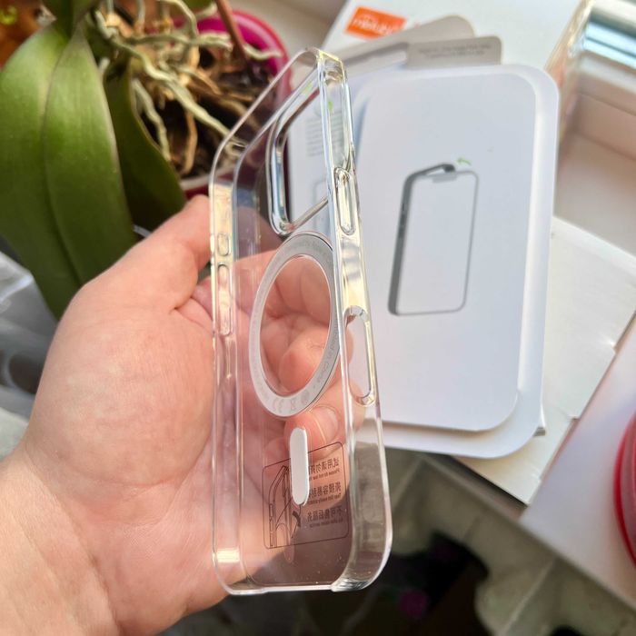 Официальный прозрачный чехол Clear Case для iPhone 12 - 17 Air pro max