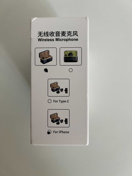Петличний мікрофон Бездротовий мікрофон 2,4 ГГц Plug and Play Iphone