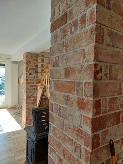 Cegła cięta lico starej cegły loft ceglane płytki Cegła industrial Środki