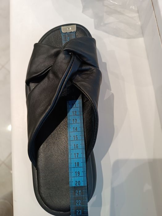 Шлепки кожа натуральная