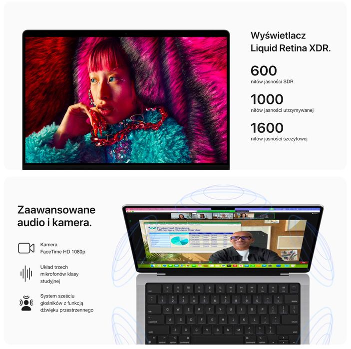 NOWY Apple MacBook Pro 14 1TB 16GB RAM M1 Pro +DODATKI GW-2LATA! FV23%