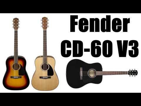 Гітара FENDER CD-60 CD-140/S/SCE/V3/LH/NAT/BK/SB/All Mahogany/CHY NEW