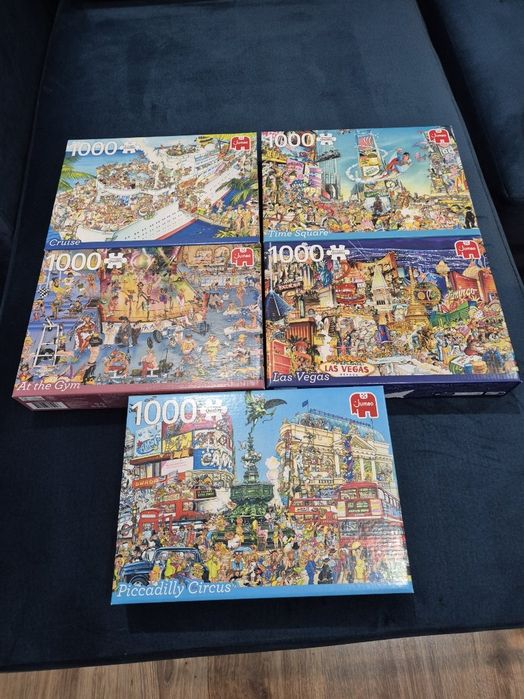 Puzzle 1000 5 sztuk