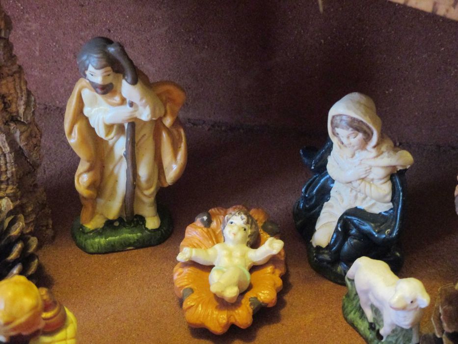 Presépio de natal tradicional