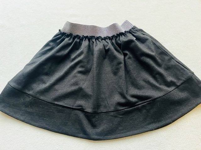 Diverse spódniczka czarna srebrna nitka S 36 piękna