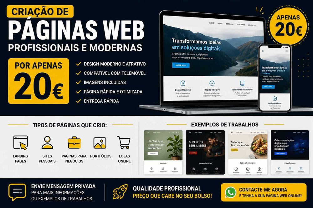 Criação de Páginas Web458972680694671361