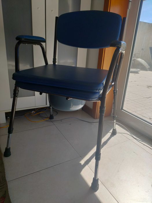 Cadeira Acolchoada com Sanita Portátil