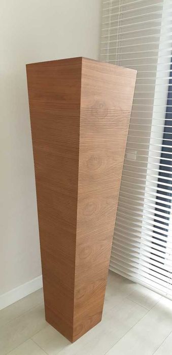 VINOTTI duża wysoka donica fornirowana fornir drewniana wys. 150cm