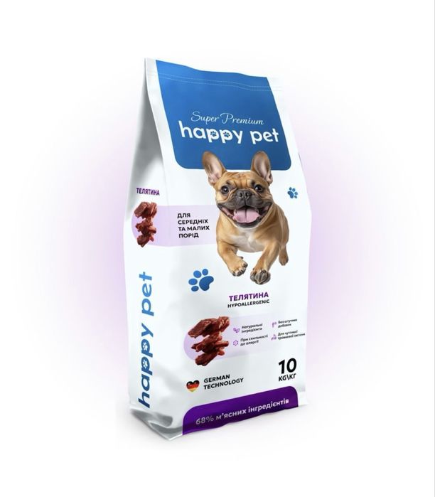 Корм Габбі Щедрик Пет Happy Pet 2кг