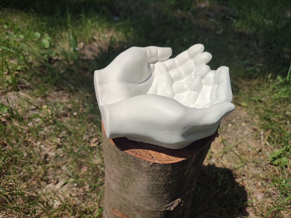 Misa dłonie ceramika DIY