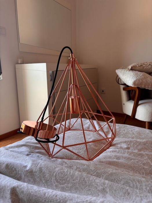 Candeeiro de teto suspenso+ candeeiros de mesa