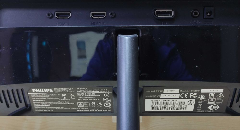 27" монітор 4K Philips 276e Ultra HD 3840x2160