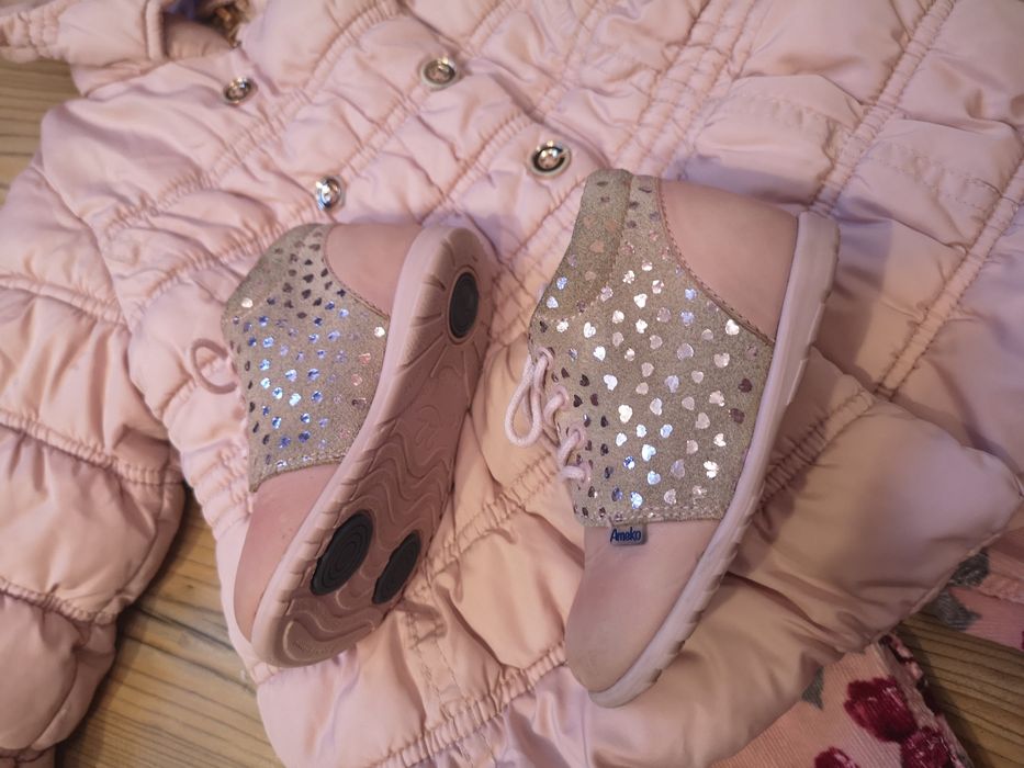 Buty skórzane ameko, kurtka next, spodnie H&M